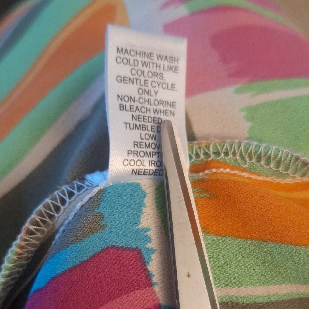 Cato Multicolor Brushstroke Blouse - image 7